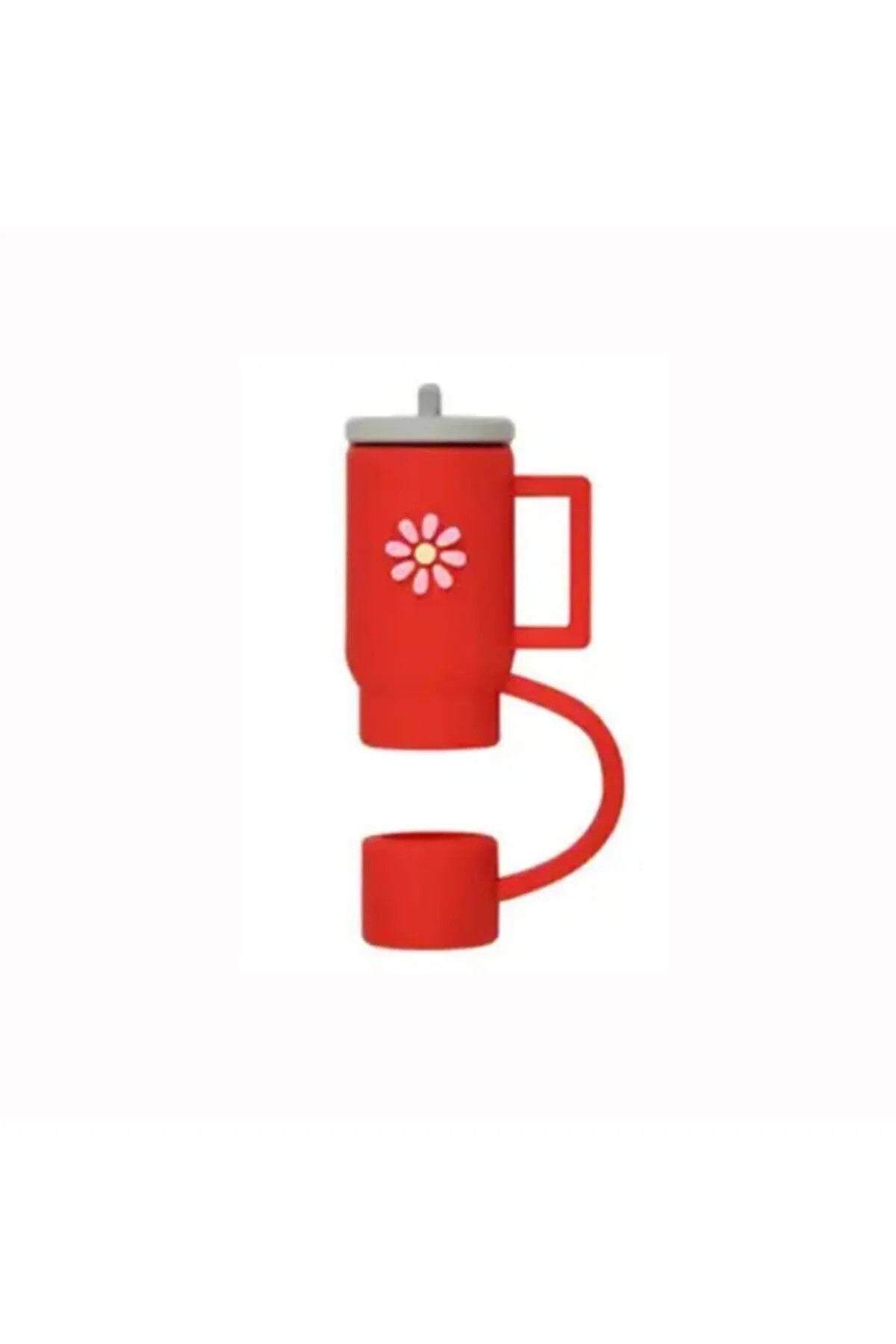 Yenigeldi 1 Adet 10MM Kırmızı Termos Pipet Kapağı