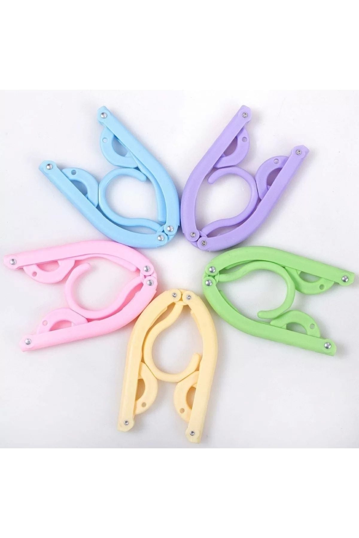 Yenigeldi Renkli Seyahat Askısı.taşınabilir Katlanır Elbise Askısı.seyahat İçin Teleskopik Seyahat Taşınabilir