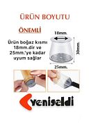 Yenigeldi 24 Adet (2CM VE 2,8 CM) Keçeli Sandalye Susturucu Sandalye Pabucu Keçe Zemin Koruyucu Kaydırmaz