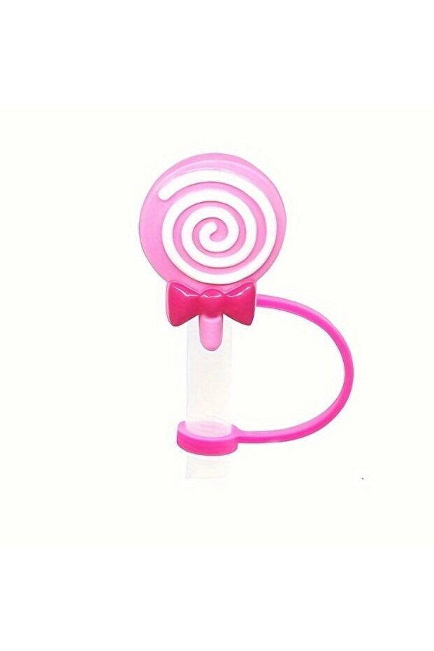 Yenigeldi Sevimli Lolipop 10mm Pipet Koruyucu - Silikon Pipet Tıpası, Kapağı ve Başlığı
