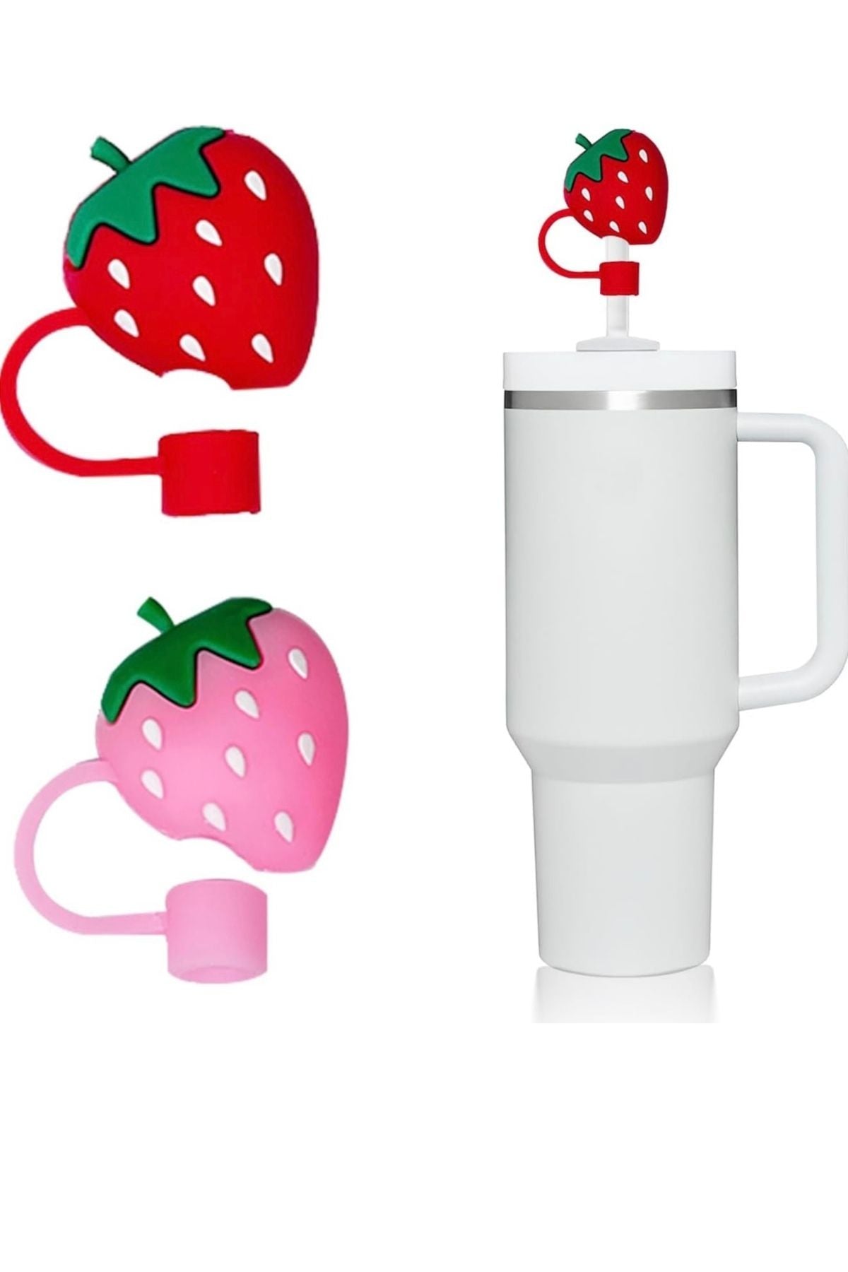 Yenigeldi 2 Adet 10 mm Stanley Uyumlu Gıda Sınıfı Silikon Pipet Kapak Pipet Tıpas