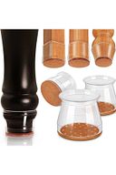 Yenigeldi 24 Adet (2CM VE 2,8 CM) Keçeli Sandalye Susturucu Sandalye Pabucu Keçe Zemin Koruyucu Kaydırmaz