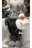 Yenigeldi Bebek Anahtarlık, Peluş Anahtarlık, Sevimli Anahtarlık Bebek Peluş Anahtarlık beyaz peluş hediyelik