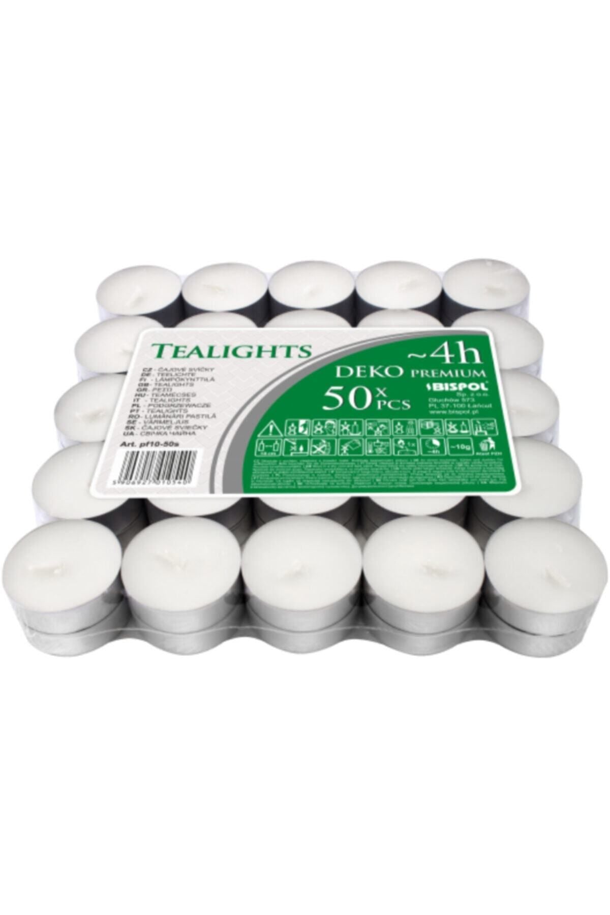 50 Li Buhurdanlık Tea Light Mumu , 4. Saat Yanan Mum , Difüzör Mumu , Kokusuz Mum , Isıtıcı Mum