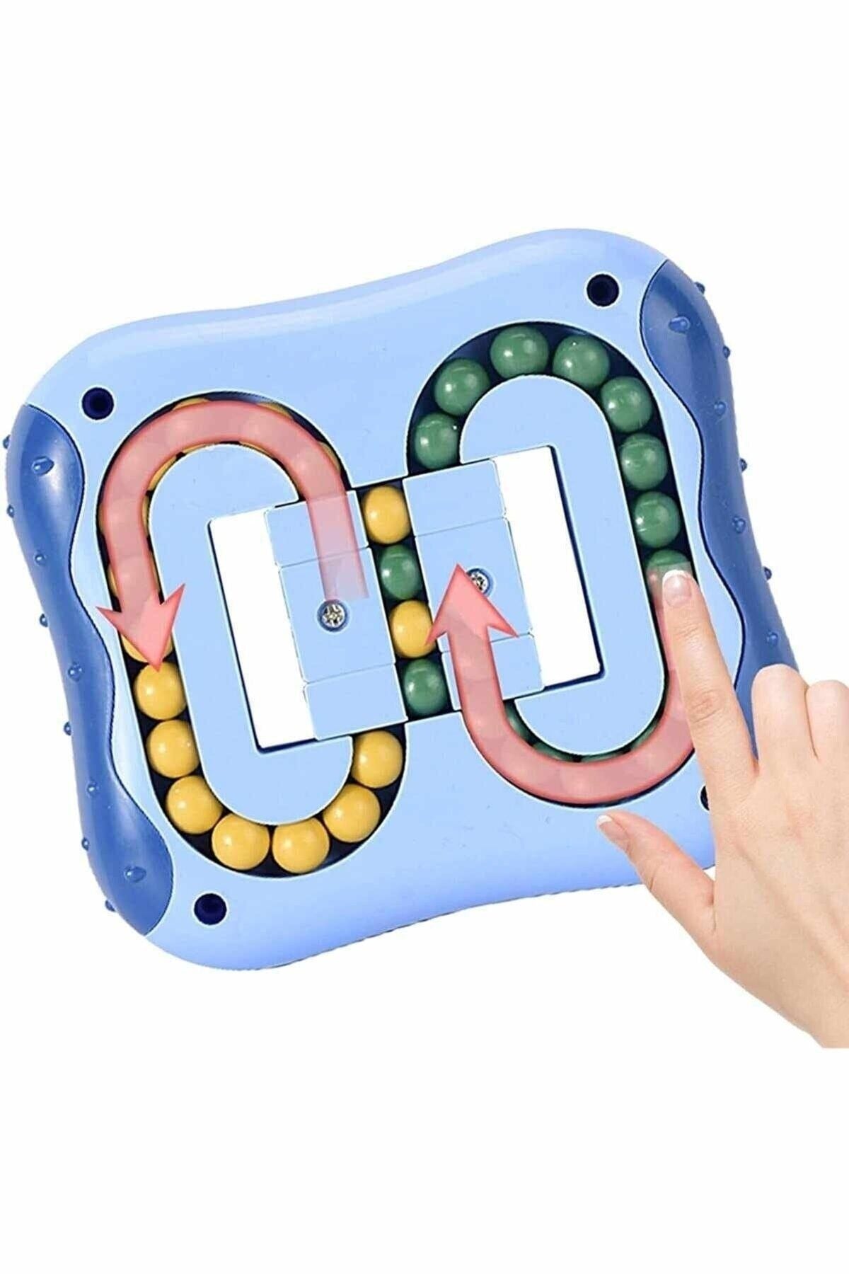 Yenigeldi Zeka Boncukları Iq Ball Eğitici Eğlenceli Zeka Topları Magic Bean Kırmızı