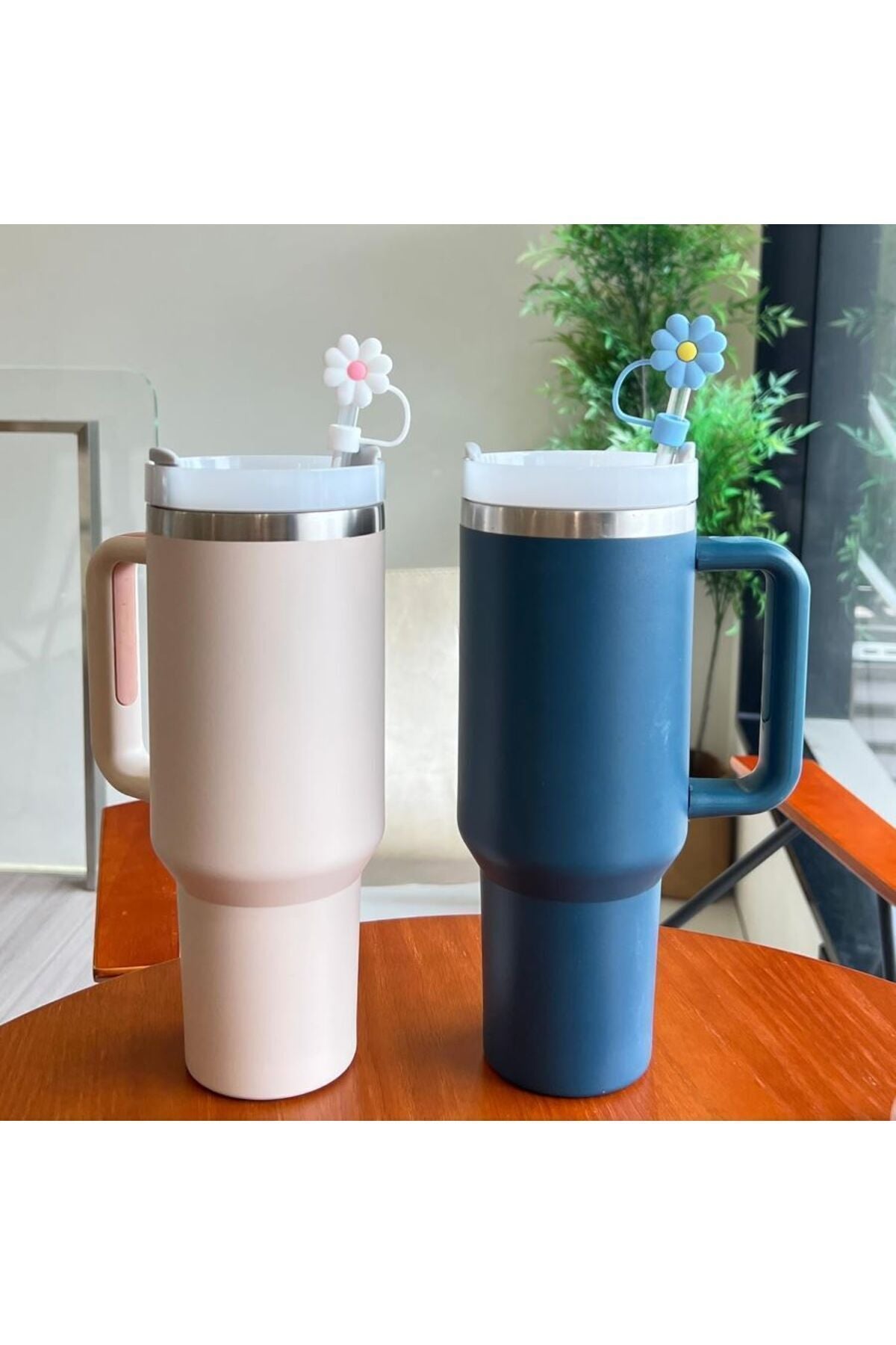 Yenigeldi 5 Adet 10 Mm Stanley Kupası İçin Pipet Tıpası Kapak Kapağı Toz Böcek Sineklere Karşı Tapa Tıpa