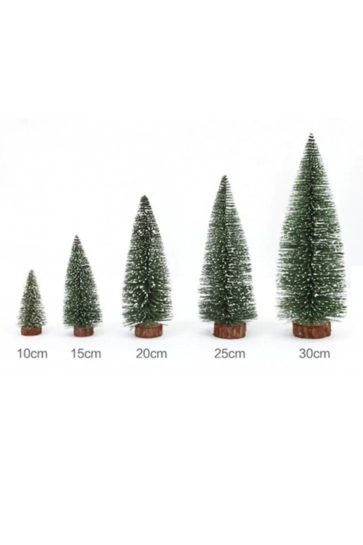 1adet 10 Cm Yılbaşı Çam Ağacı, Masa Çam Ağacı, Mini Dekaratif Çam Ağacı