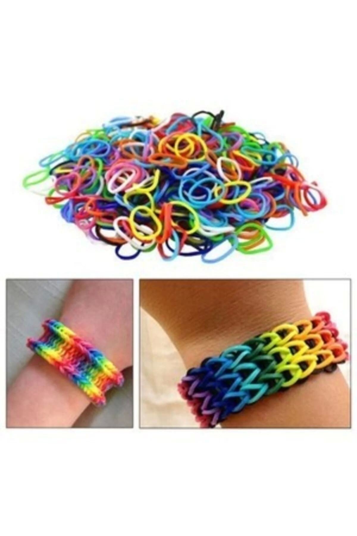Rengarenk Bileklik Yapma Seti Rainbow Loom Bands