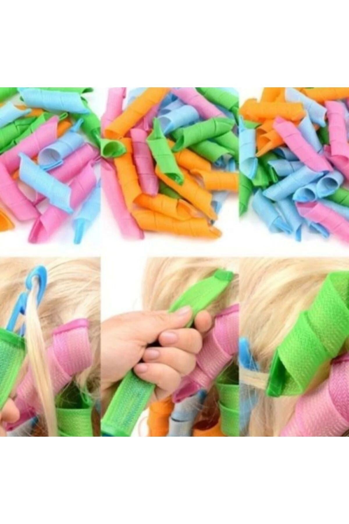 18’li Saç Bigudisi , Saç Şekillendirici , Lülematik , Saç Kıvırıcı , Saç Bukle Şekillendirici