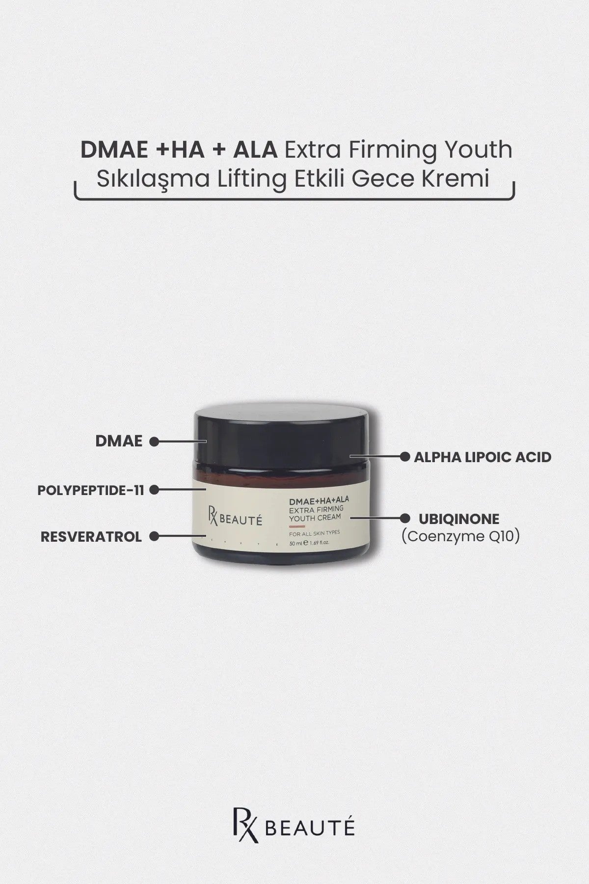 Beaute Sıkılaşma Lifting Etkili Gece Kremi. Dmae Ha Ala Extra Firming Youth