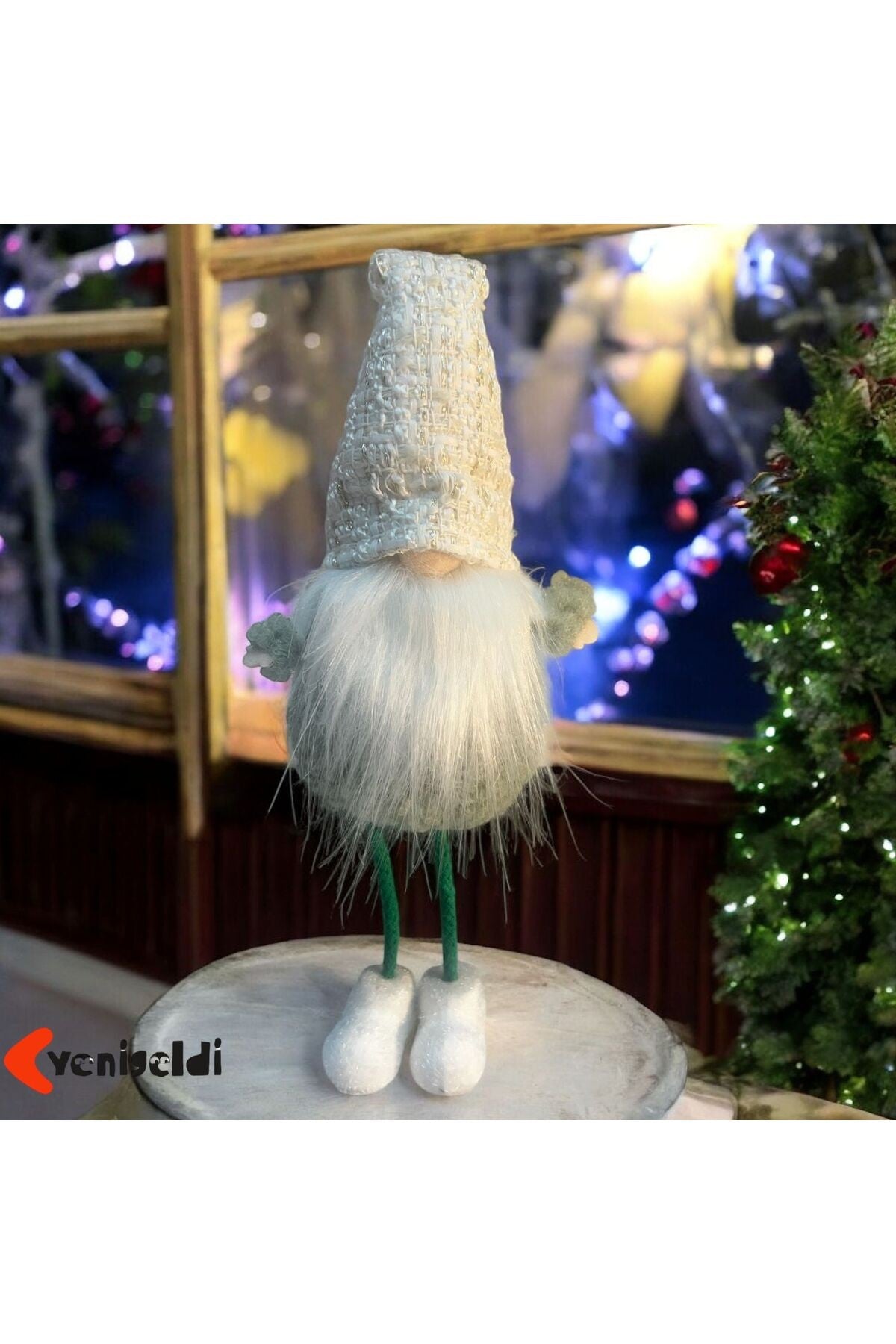 El Yapımı 35 cm Karışık Renk Peluş Cüceler İskandinav Tarzı , Ev Dekoru ve Yılbaşı Süslemesi t82