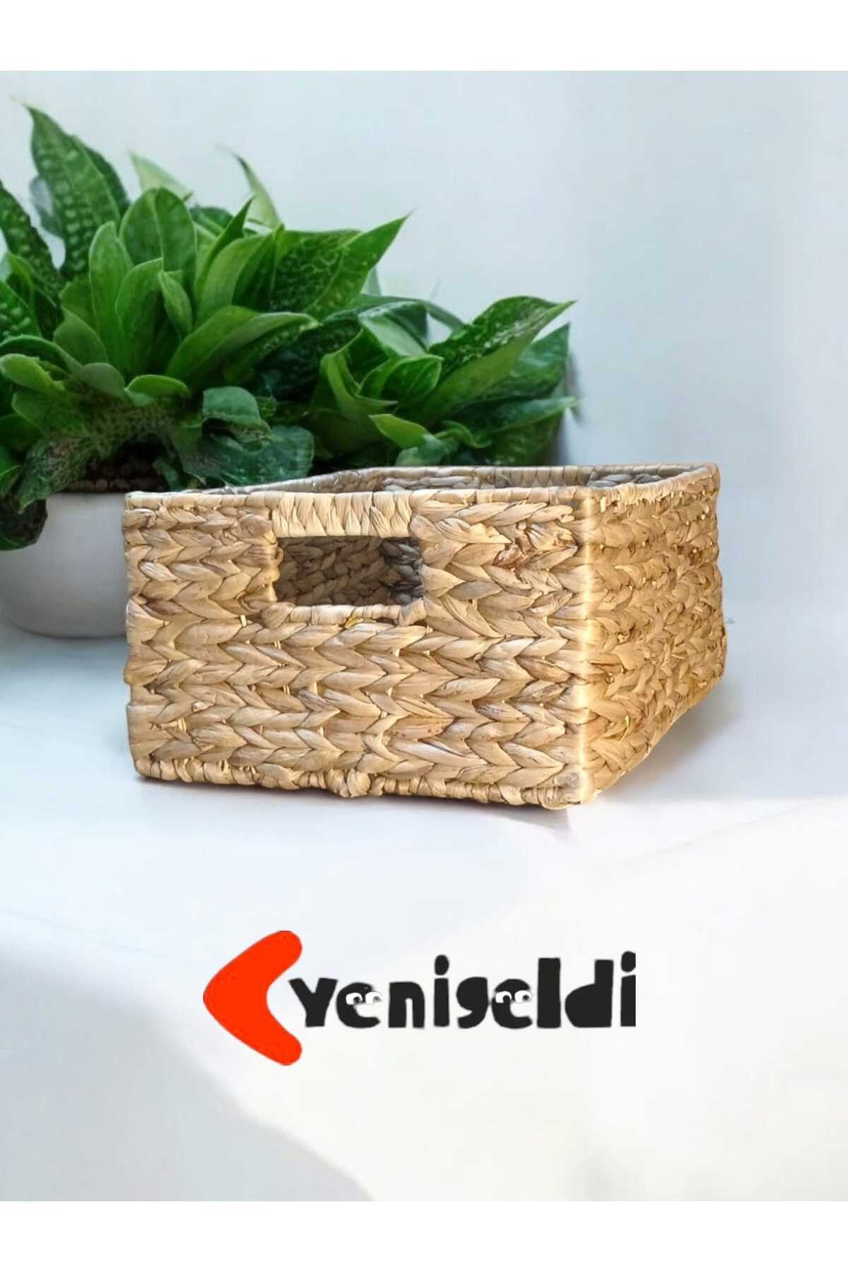 1 ADET Hasır Saklama Sepeti, Düzenleme için Saklama Sepetleri yen240027or