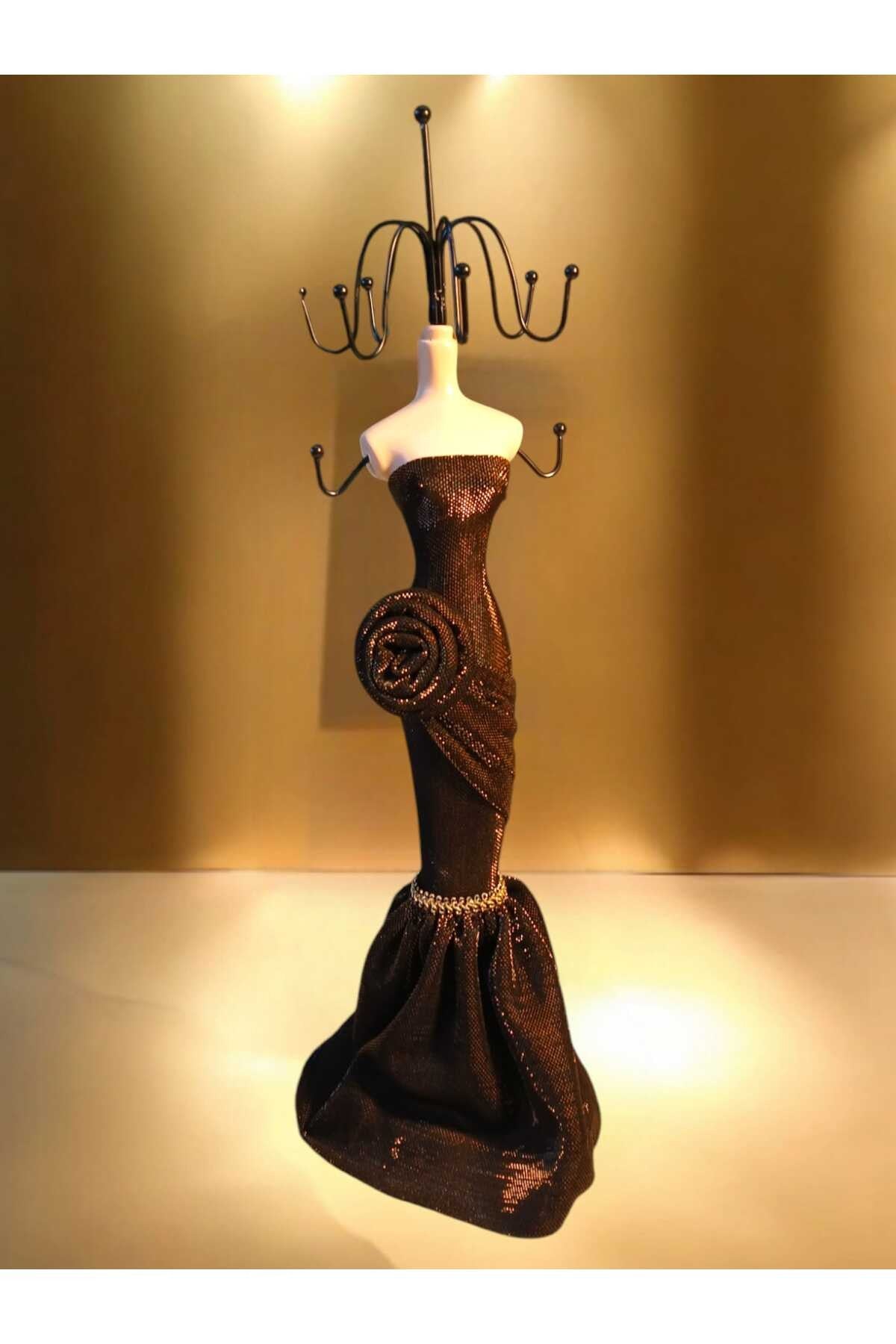 Karışık Renk (38 CM) Moda Heykel Şeklinde Takı Standı, Takılık, Küpelik, Takı Dolabı Düzenleyici