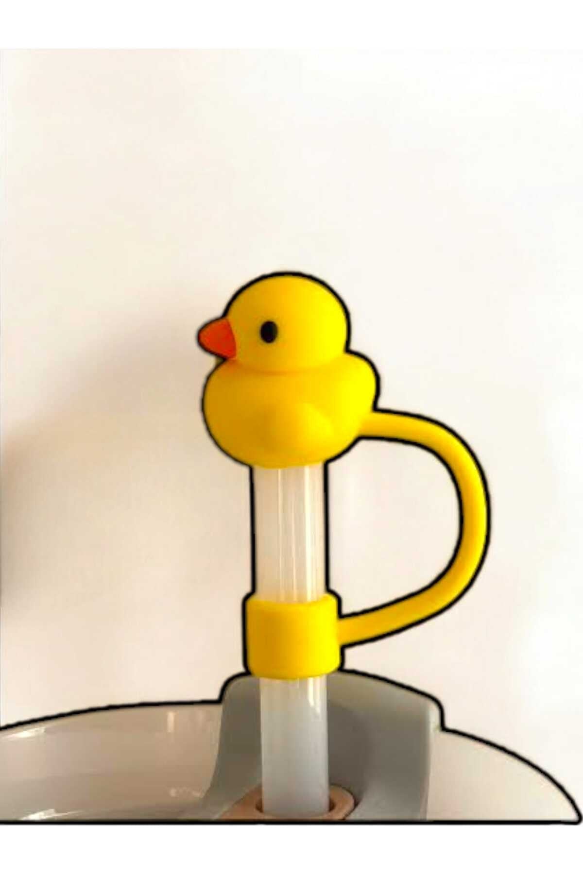 1 Adet (10MM) Stanley Uyumlu Toz Geçirmez Sarı Ördek Quencher Pipet Tıpası