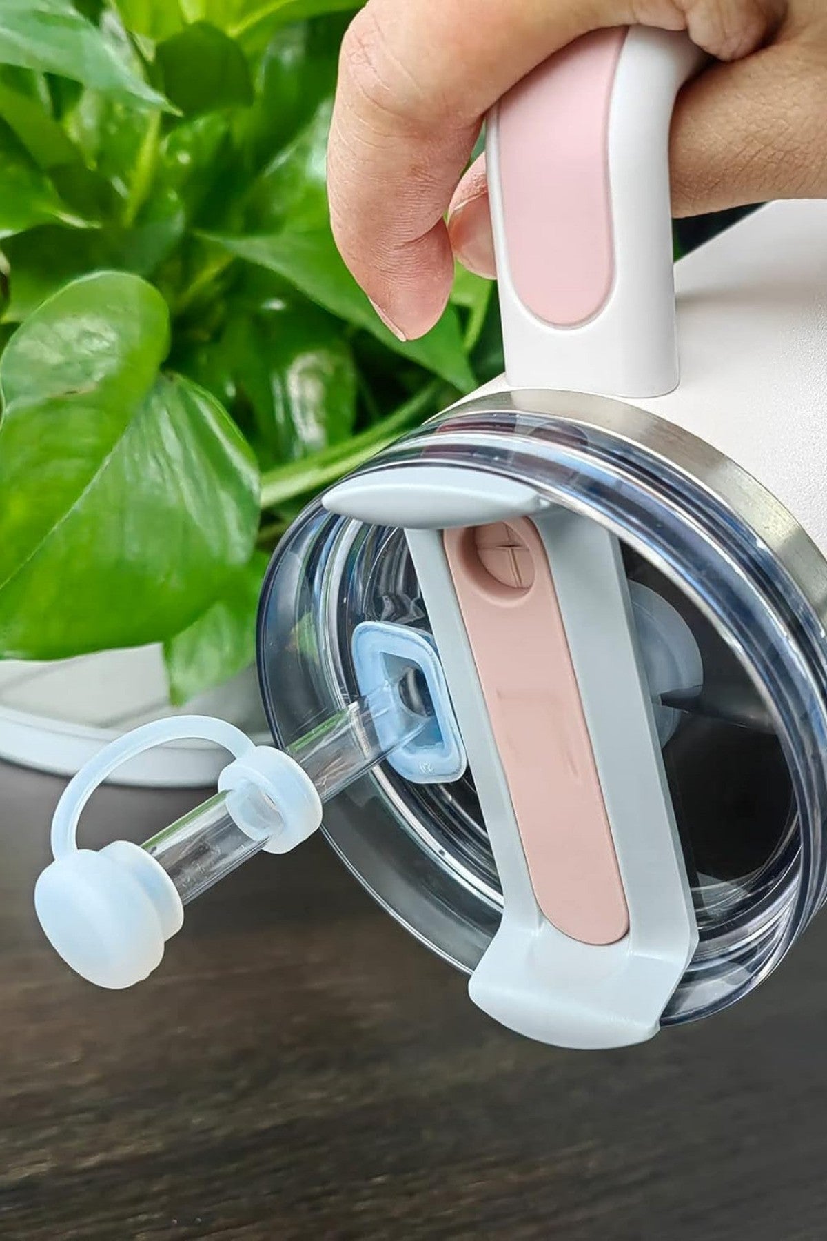 Quencher Uyumlu 3 lü Silikon Set Sızdırmaz Tıpa, Pipet Koruyucu ve Taban Kılıfı