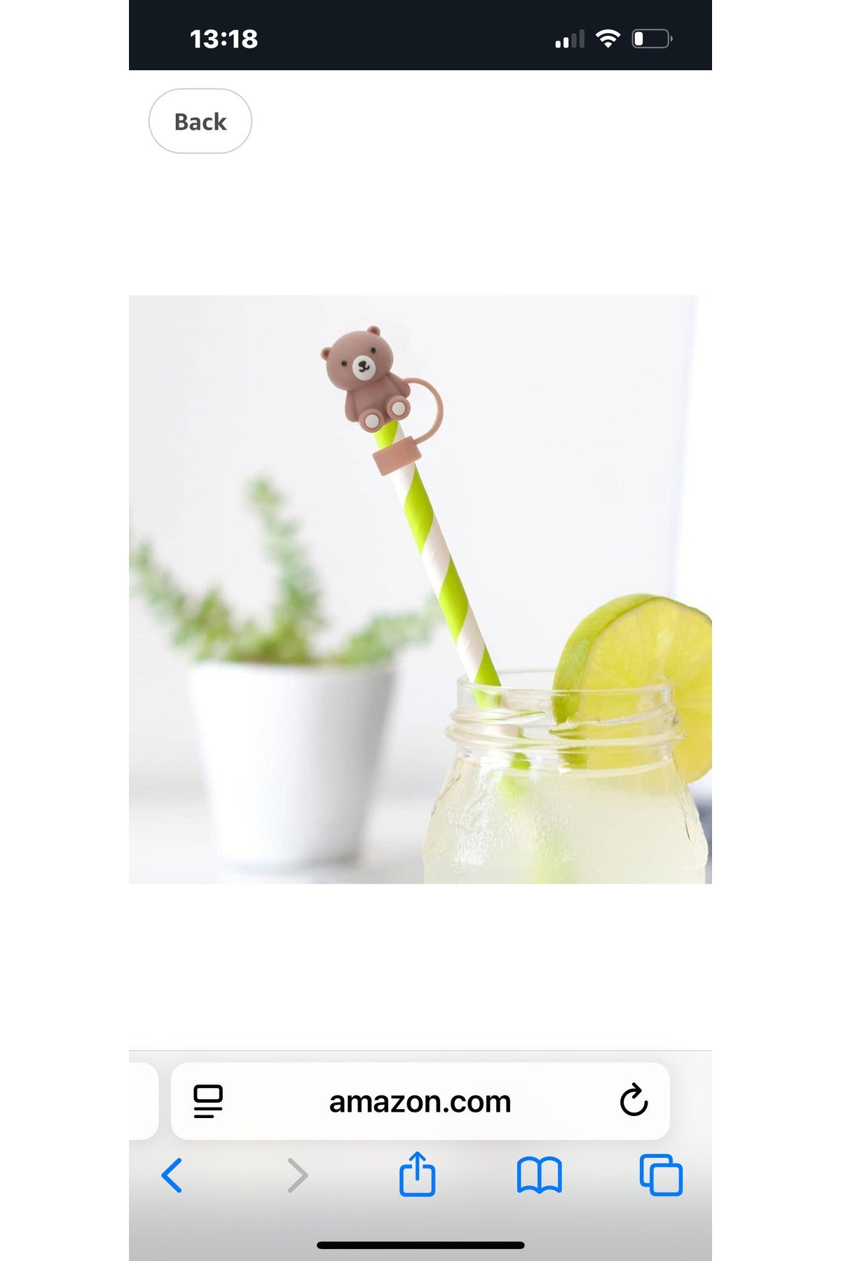 1 Adet 10 Mm Stnly Quencher Ayıcık Pipet Tıpası Pipet Kapağı