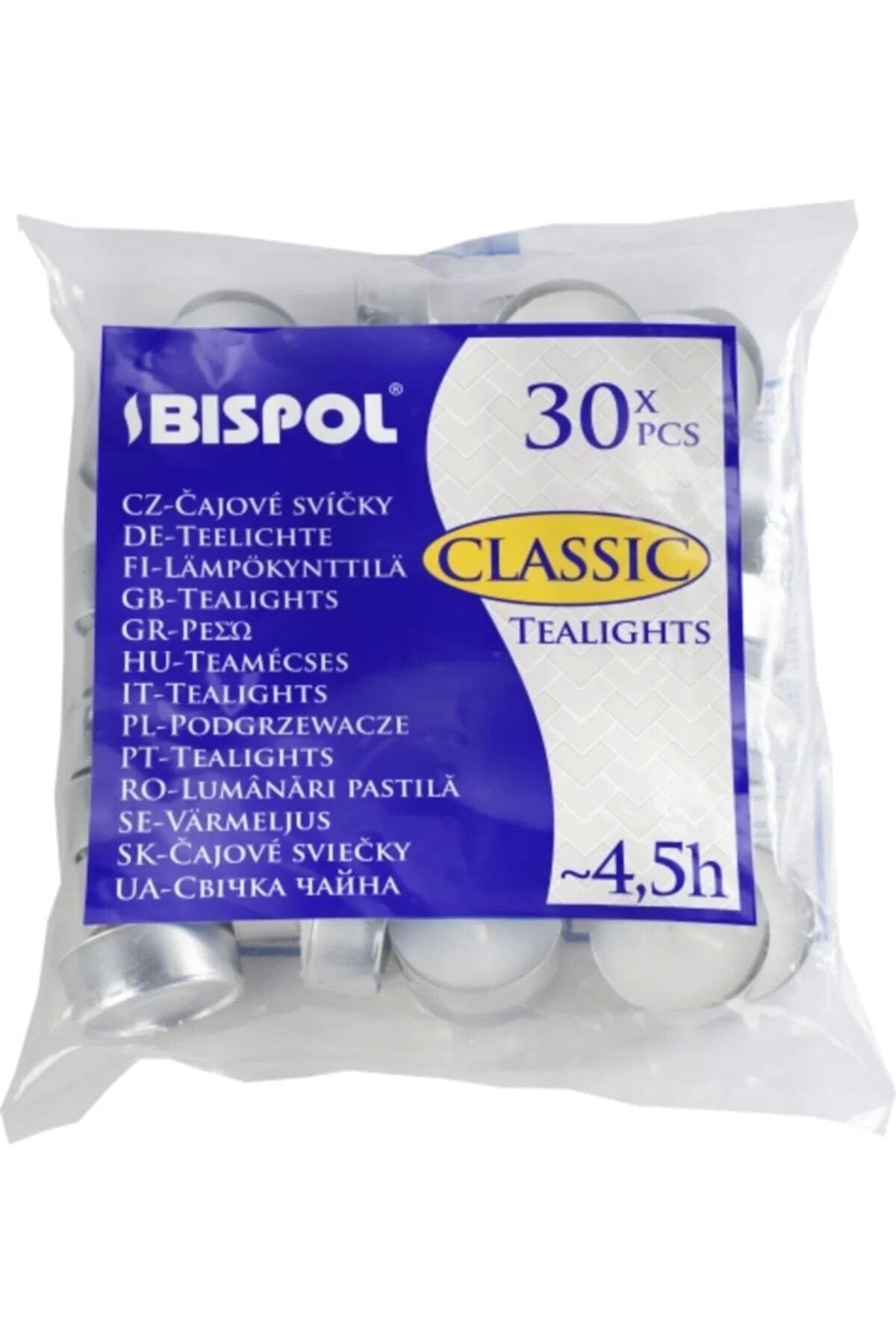 30‘lu Buhurdanlık Tealight Mumu , 4 Saat Yanan Mum , Difizör Mumu , Kokusuz Mum , Isıtıcı Mum