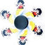 Yenigeldi Running Fidget Spinner, Koşan Stres Çarkı, Animated Fidget Spinner, Animasyon Stres Çarkı,