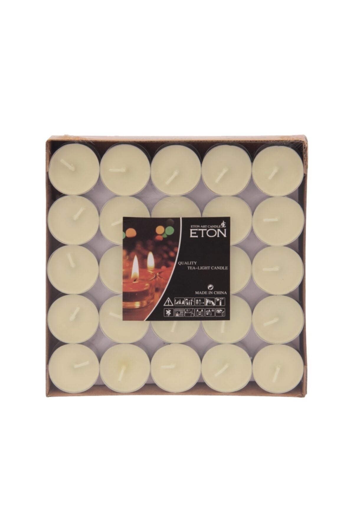 Genel Markalar 50 Adet Tealight Mum 1.kalite Tealight Mum Kutulu