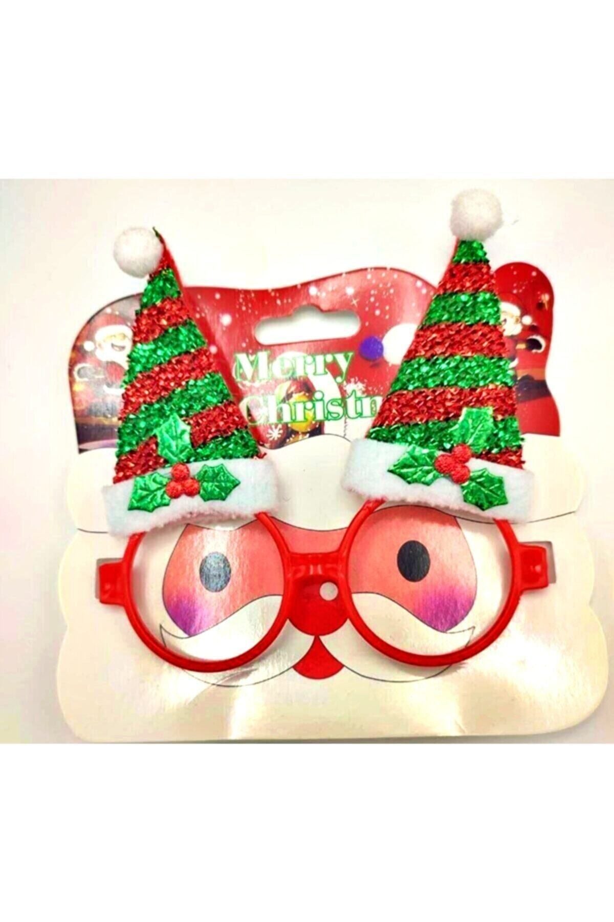 Yenigeldi Yılbaşı Eğlenceli Süslü Gözlük, Süs Gözlüğü,