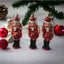 Yenigeldi 3 Adet Fındıkkıran Asker (7 CM) Nutcracker Çam Ağacı Süsü Yılbaşı Doğum Günü Parti Süslemeleri