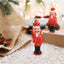 Yenigeldi 3 Adet Fındıkkıran Asker (7 CM) Nutcracker Çam Ağacı Süsü Yılbaşı Doğum Günü Parti Süslemeleri