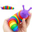 Yenigeldi Renkli 10 Cm Tırtıl Oyuncak, Fidget Sticky Stretch Duyusal Oyuncak