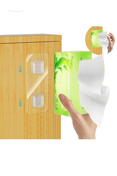1 Set Çok Güçlü Kendinden Yapışkanlı Eşya Sabitleme Askısı Geçmeli Klips yzmk