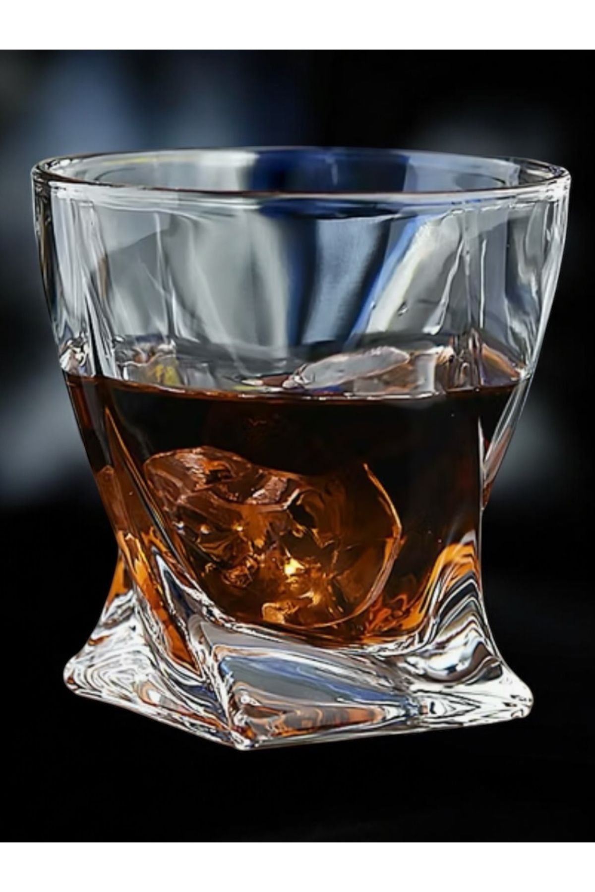 4 Adet İskoç Tarzı Kokteyl Bardak Viski Bourbon , Scotch , Likör, Votka, Burbon