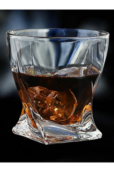 4 Adet İskoç Tarzı Kokteyl Bardak Viski Bourbon , Scotch , Likör, Votka, Burbon