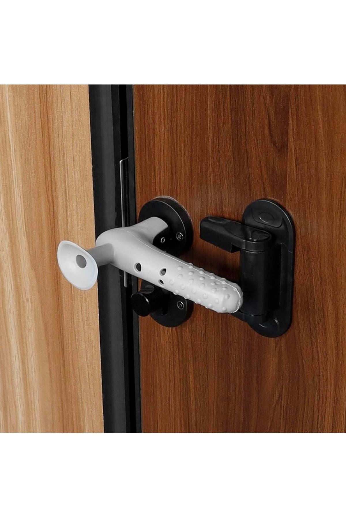 2 Adet Silikon Vantuzlu Kapı Kolu Kılıfı ,Duvar Koruma