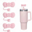 Yenigeldi 1 Adet Kawaii Tarzı Stanly Quencher için Fiyonk Pipet Başlığı - 9-10 mm Pipetlerle Uyumlu Silikon
