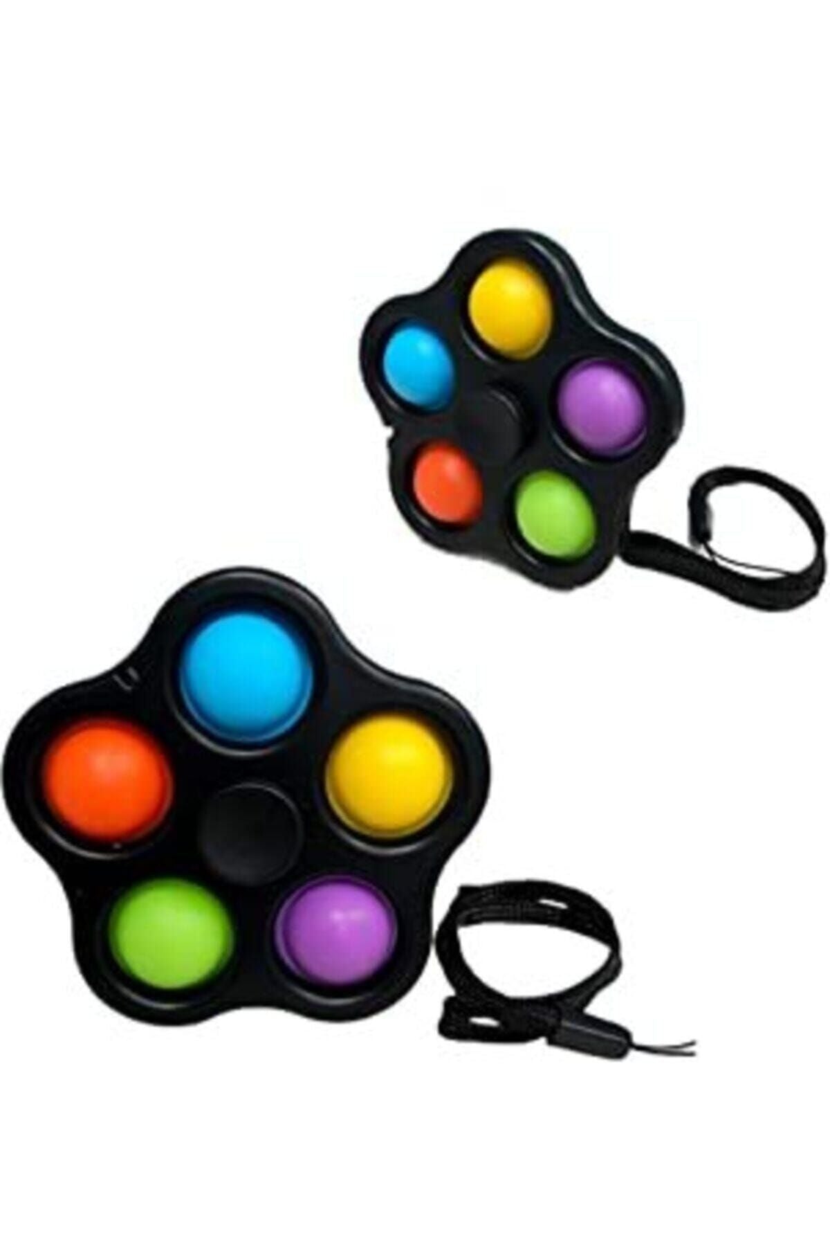 Yenigeldi Ipli Pop-it Stres Çarkı Duyusal Stres Çarkı Renkli Pop-it Stres Çarkı Fidget Duyusal Oyuncaklar