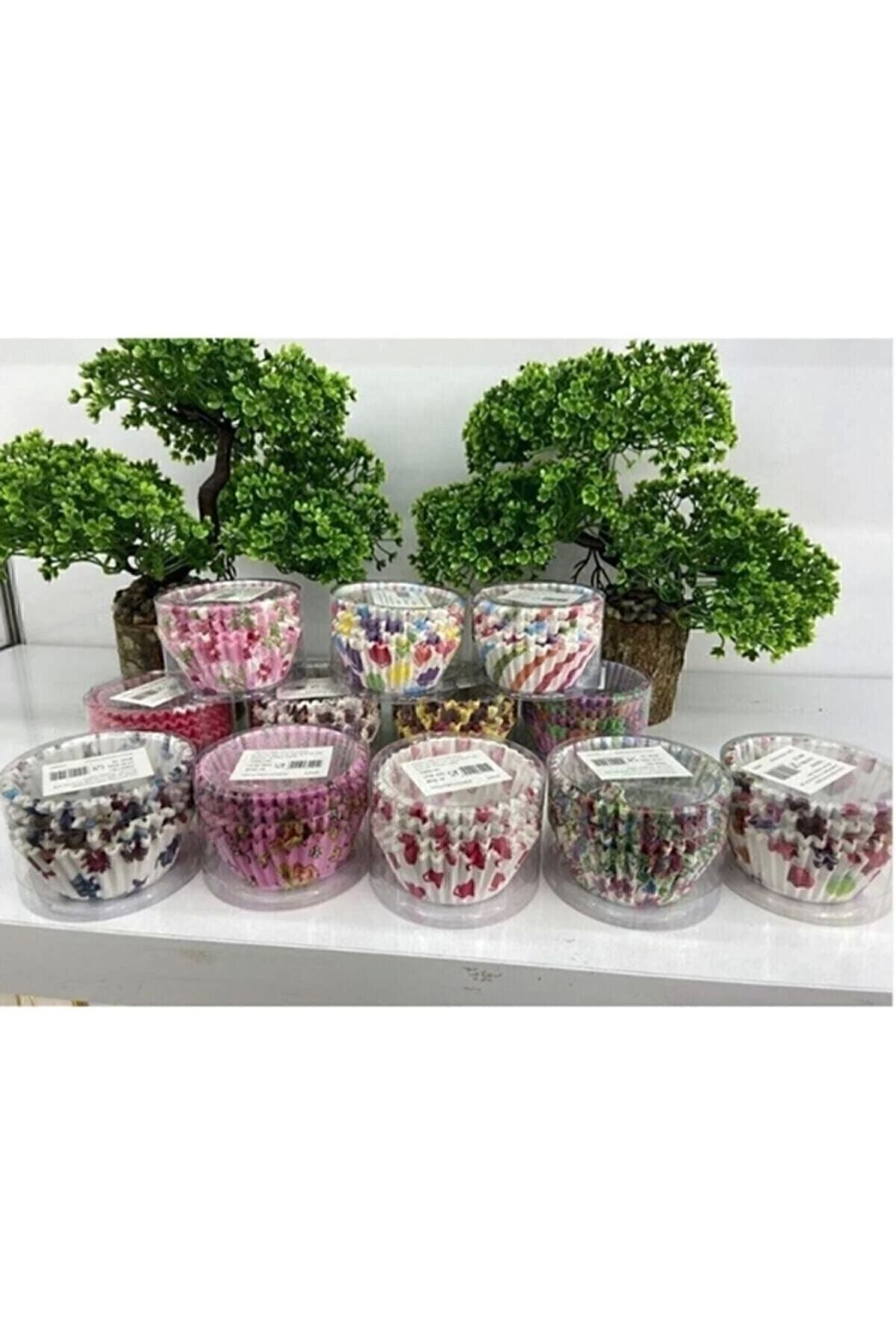 Yenigeldi 200 Adet Renkli Muffin Cupcake Kalıpları Kek Kapsülü Cupcake Muffin Kağıdı