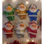 Yenigeldi (5 CM) Parlak Ve Renkli Yılbaşı Noel Baba Süsleri - 6’lı Set