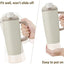 Yenigeldi Simli Stenley Quencher Silikon Taban - 30oz & 40oz Tumbler İçin Kaydırmaz ve Çizilmez Koruyucu Kılıf