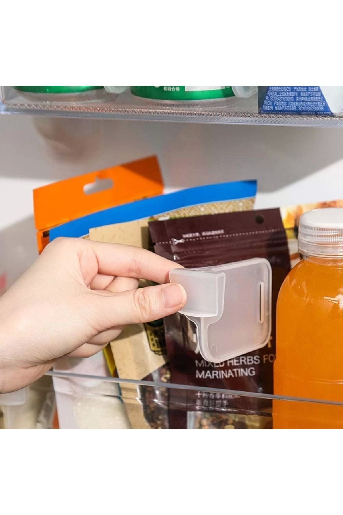 Yenigeldi 8 Adet Plastik Buzdolabı Bölücü Organizatör Ayarlanabilir Buzdolabı Kiler Izgara Bölücü Ayırıcı
