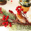 Yenigeldi 4 Adet 17 cm Kokina Red Berry Yılbaşı Süsü Yılbaşı Uğuru T-105