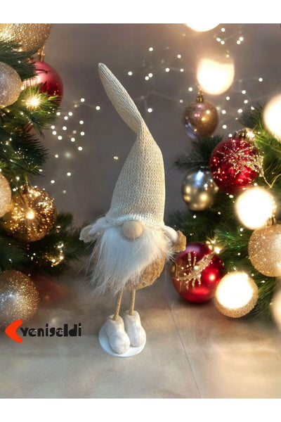 Yenigeldi El Yapımı 35 cm Peluş Cüceler İskandinav Tarzı , Ev Dekoru ve Yılbaşı Süslemeleri t82