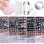 Yenigeldi Silikon Oje Şekillendiricisi, Tırnak Süs Damgalama Aleti, French Nail Stamper