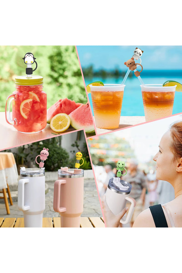 Yenigeldi 2 Adet 10 Mm Stanly İçin Silikon Pipet Tıpası Kapağı Şekilli Quencher Pipet Tıpası