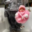 Bebek Anahtarlık, Peluş Anahtarlık, Sevimli Anahtarlık Bebek Peluş Anahtarlık pembe peluş hediyelik