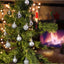 Yenigeldi 12'li Gümüş 3 Cm Yılbaşı Topu, Noel Topu, Çam Ağacı Topu, Süs Topu