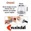 Yenigeldi 24 Adet (2CM VE 2,8 CM) Keçeli Sandalye Susturucu Sandalye Pabucu Keçe Zemin Koruyucu Kaydırmaz