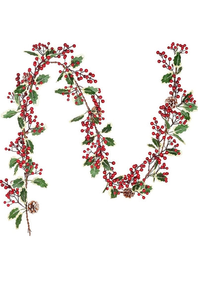 1 Adet 1,5 metrekozalaklı Sarmaşık Uğur Kokina Red Berry Yılbaşı Süsü Yeni Yıl Süs t1181