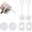 2 Set Silikon quencher uyumludur Dökülmeye Dayanıklı Sızdırmaz Seti Quencher