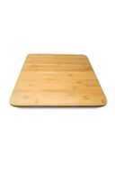 Yenigeldi 1 Adet Kare Bambu Kesme Tahtası Bambu Nihale Bambu Peynir Pizza Sunum Servis Tahtası (18 X 18 CM)