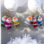Yenigeldi (5 CM) Parlak Ve Renkli Yılbaşı Noel Baba Süsleri - 6’lı Set