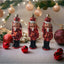 Yenigeldi 3 Adet Fındıkkıran Asker (7 CM) Nutcracker Çam Ağacı Süsü Yılbaşı Doğum Günü Parti Süslemeleri