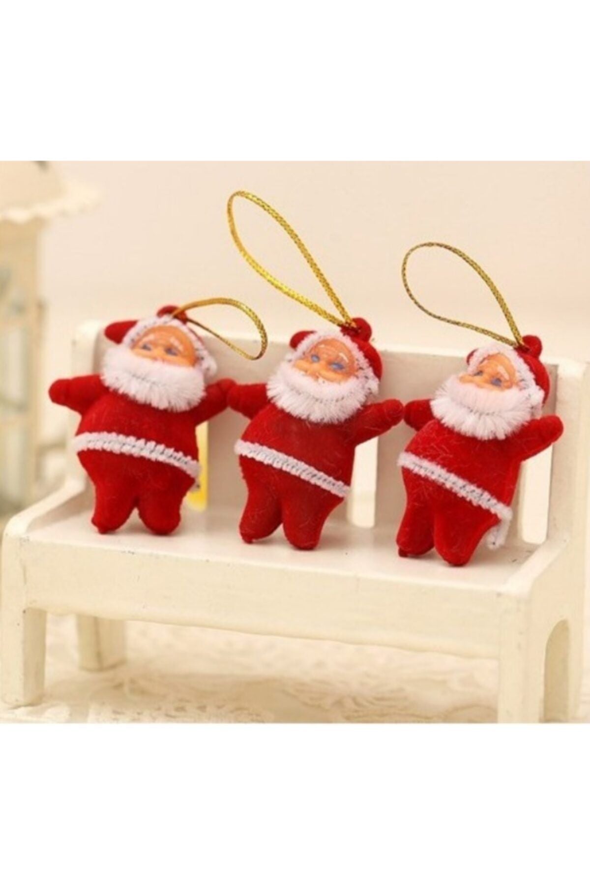 Yenigeldi Noel Baba Yılbaşı Ağacı Süsü 6 Adet